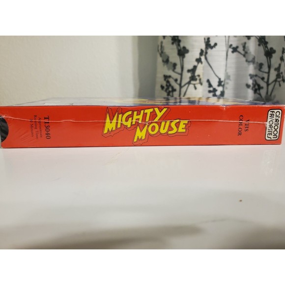 Cartoon Favorites Mighty Mouse VHS SEALED! Wolf Wolf, Mite Makes Right T13040 - Picture 4 of 7